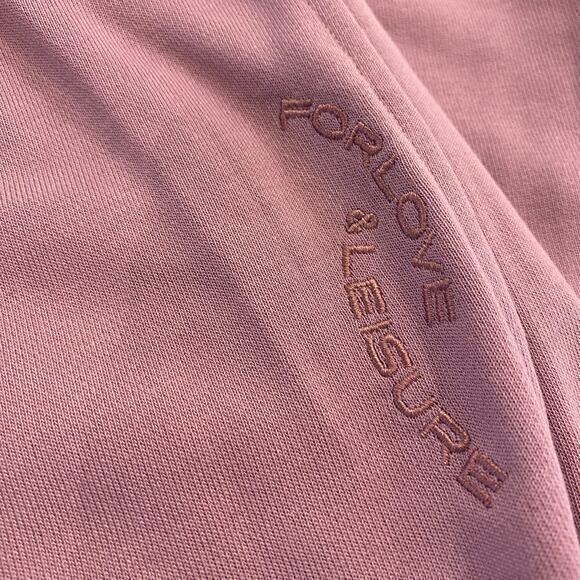 NWT For Love & Lemons Ellie Sweatpants Joggers‎ in Mulberry Large - Picture 10 of 13